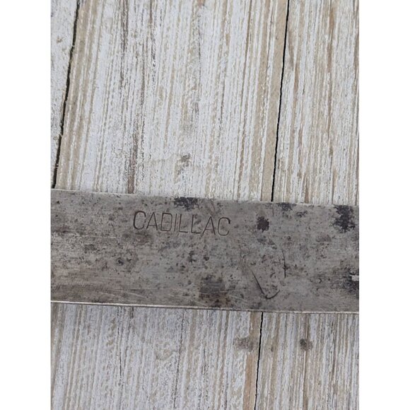 Vintage Cadillac Carbon Steel Butcher Knife 6-3/4" Blade 11-1/2" Long - Picture 3 of 15